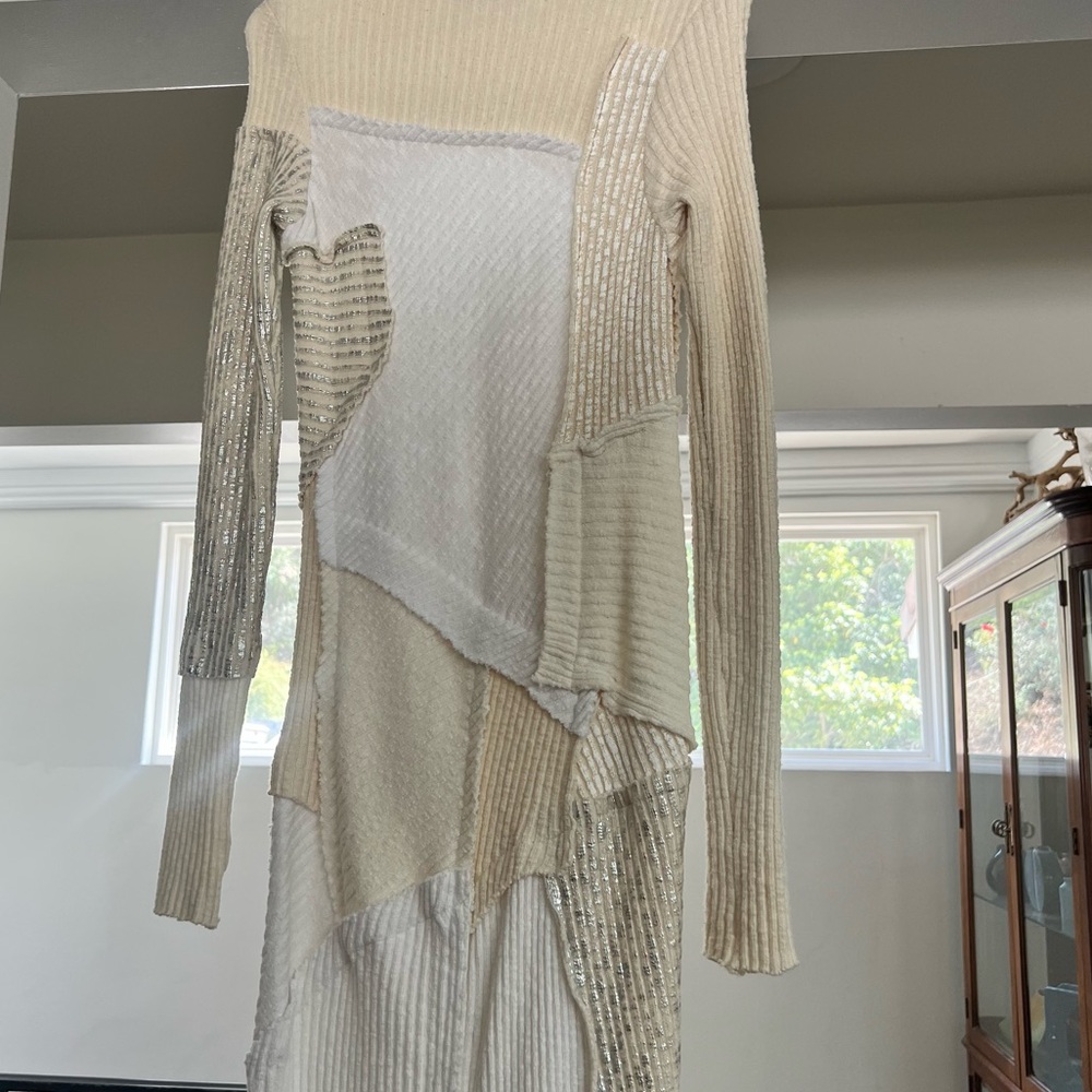 Perfect Number Patchwork Knit Dress - image 6